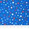 SINGER Red, White & Blue Scattered Stars Cotton Fabric